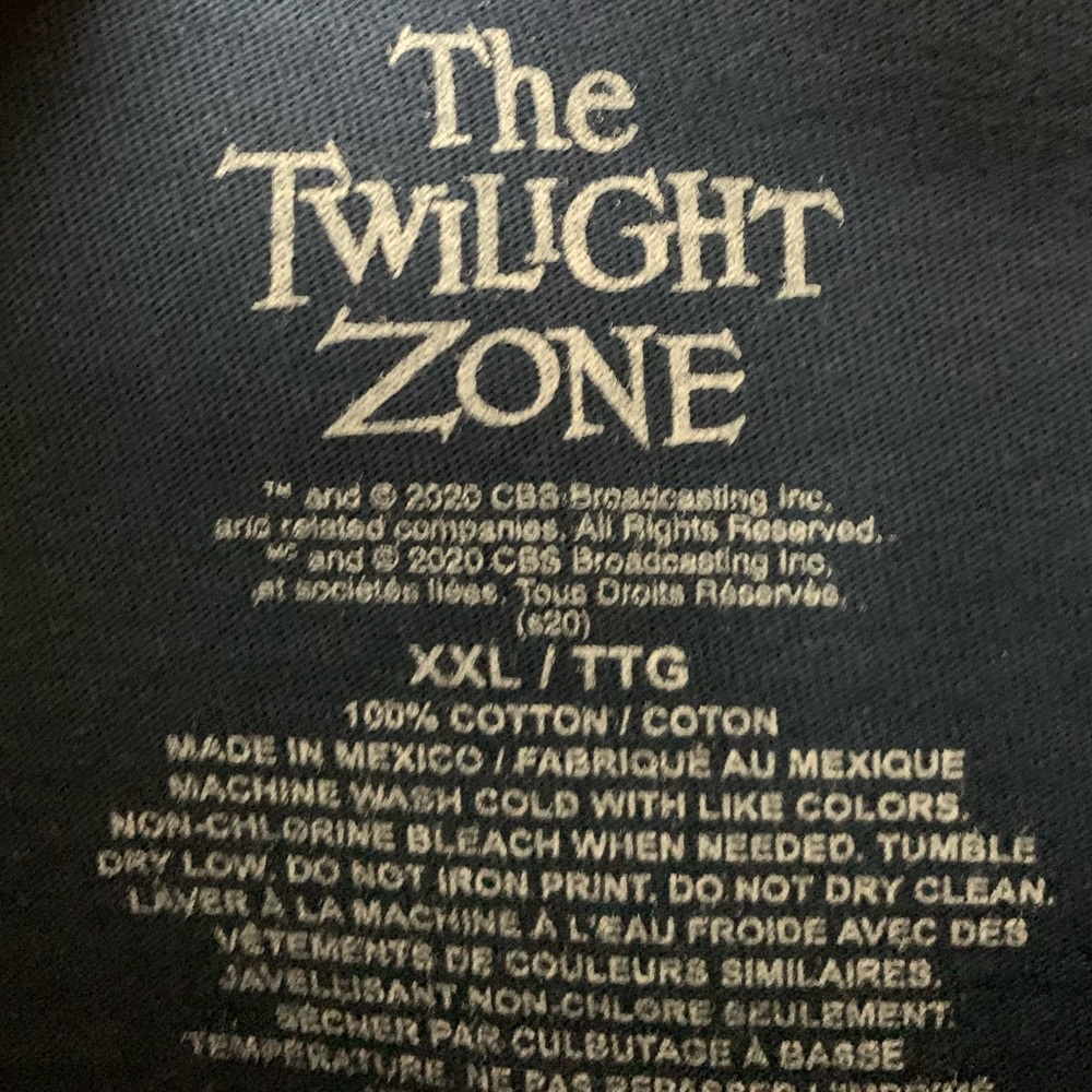 💖 The Twilight Zone You Have Now Crossed Over Into…Navy Sci-Fi Graphic T-Shirt - Picture 3 of 3